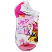 Wholesale - 5pk JOJO SIWA CHECK IT NS SOCKS SIZE 6-8, UPC: 193159195007